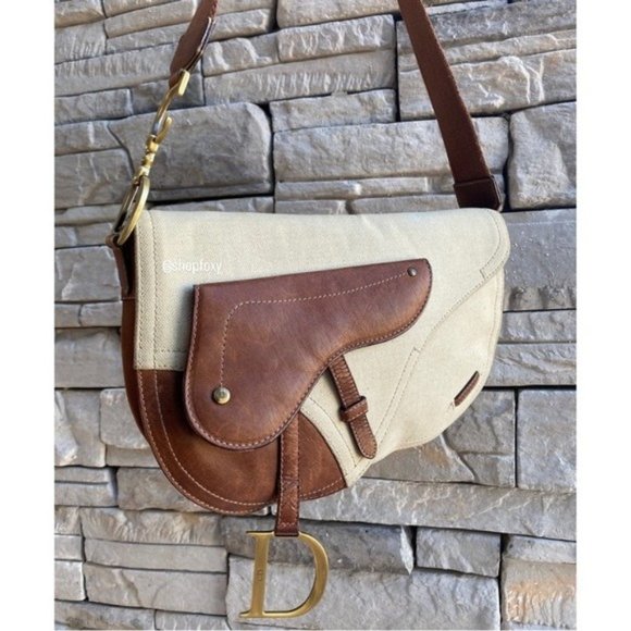 Dior Other - SOLD Christian Dior Double Baudrier Vintage Saddle Bag